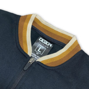 d&f Jaket Bomber Pria - Hitam Coklat