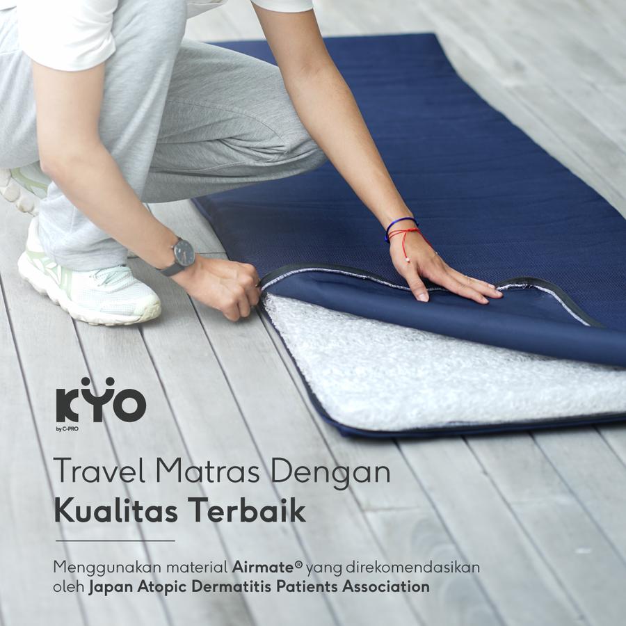 KYO Knot Your Ordinary Airmate Travel Mattress / Matras Gulung / Matras Lantai / Matras Portable / Matras Travelling - Image 3