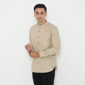 d&f x Izzue Kemeja Koko L/S Kaza – Cream