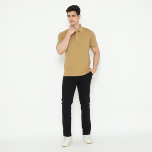 d&f Polo shirt basic - khaki