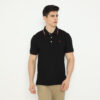 d&f Polo shirt basic - Hitam