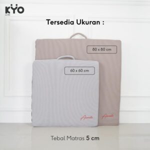 KYO Knot Your Ordinary Airmate Multipurpose Mat / Matras Multifungsi / Pet Bed / Bantal Lesehan / Bantal Duduk / Bantal Lantai / Alas Meditasi - KYO Conscious