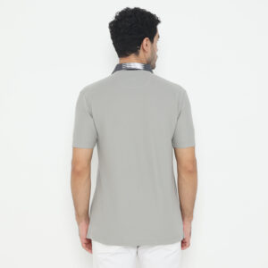 Jack Nicklaus Elantra Polo Shirt Pria Regular Fit Light Grey