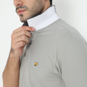 Jack Nicklaus Elantra Polo Shirt Pria Regular Fit Light Grey