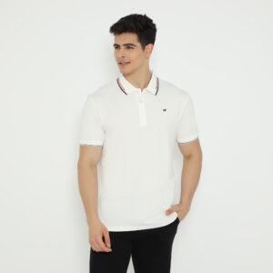 d&f Polo shirt basic - Putih