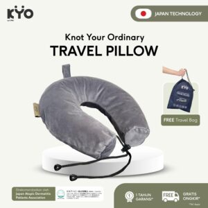 KYO Knot Your Ordinary Airmate Travel Pillow / Bantal Leher / Bantal Travel / Travel Neck Pillow