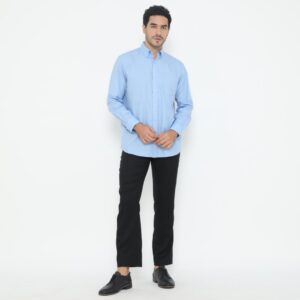 Jobb Montana Kemeja Pria Lengan Panjang Regular Fit Light Blue