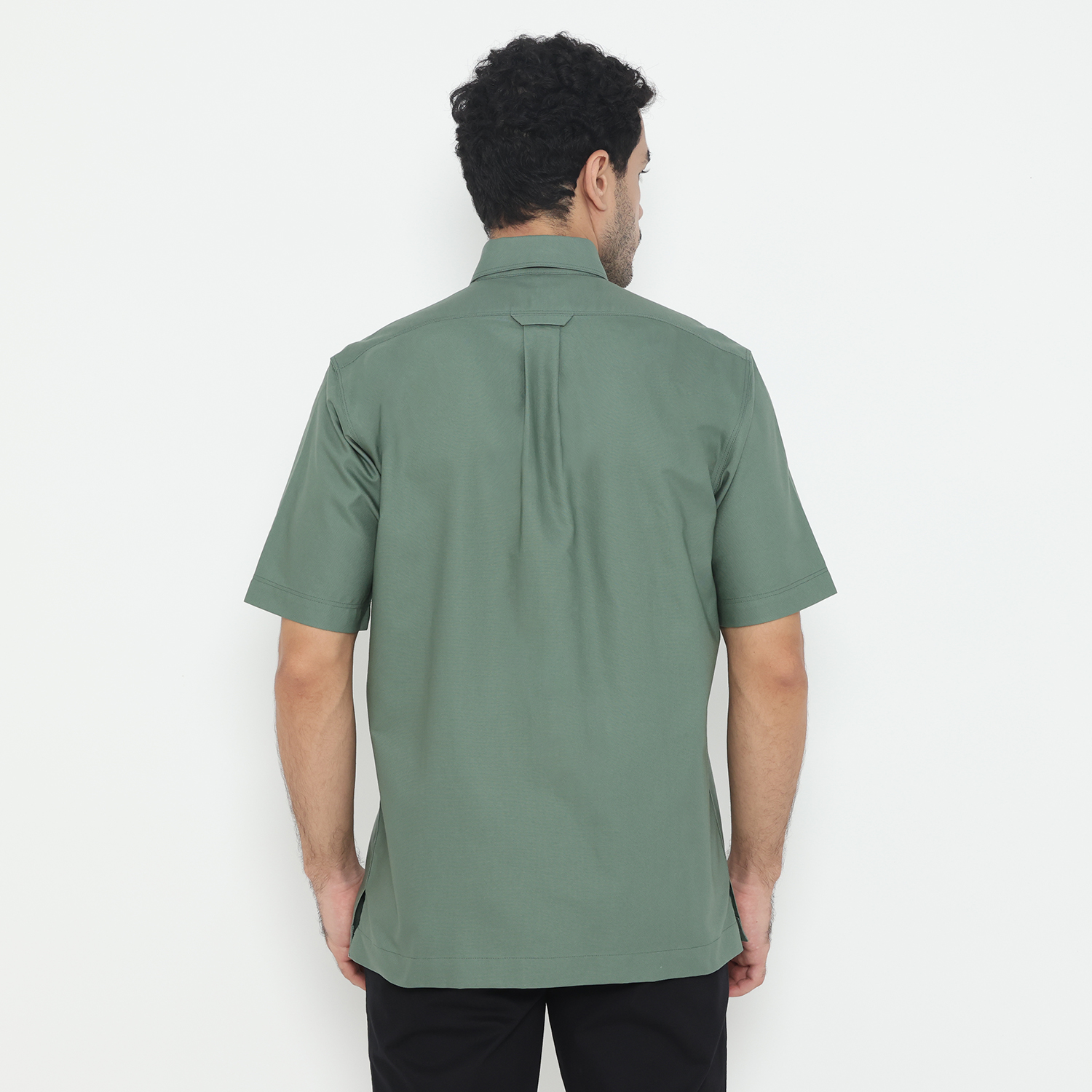 Jack Nicklaus Chester Kemeja Pria Lengan Pendek Regular Fit Laurent Green - Image 3