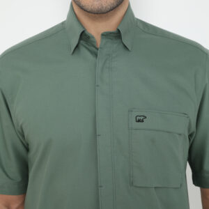 Jack Nicklaus Chester Kemeja Pria Lengan Pendek Regular Fit Laurent Green