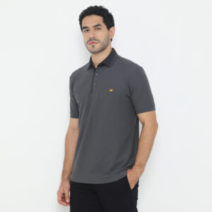 Jack Nicklaus Prospero Polo Shirt Pria Regular Fit Iron Gate