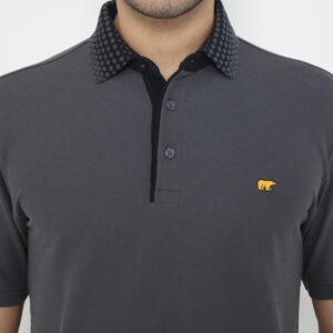 Jack Nicklaus Prospero Polo Shirt Pria Regular Fit Iron Gate