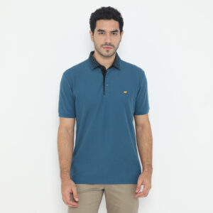 Jack Nicklaus Prospero Polo Shirt Pria Regular Fit Blue Sapphire