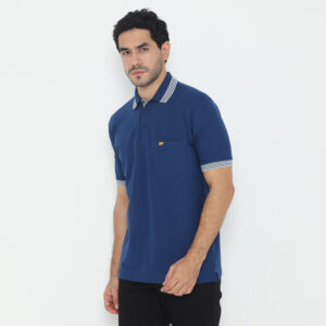 Jack Nicklaus Archibald Polo Shirt Pria Regular Fit Estate Blue