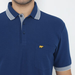 Jack Nicklaus Archibald Polo Shirt Pria Regular Fit Estate Blue