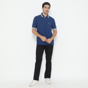 Jack Nicklaus Archibald Polo Shirt Pria Regular Fit Estate Blue