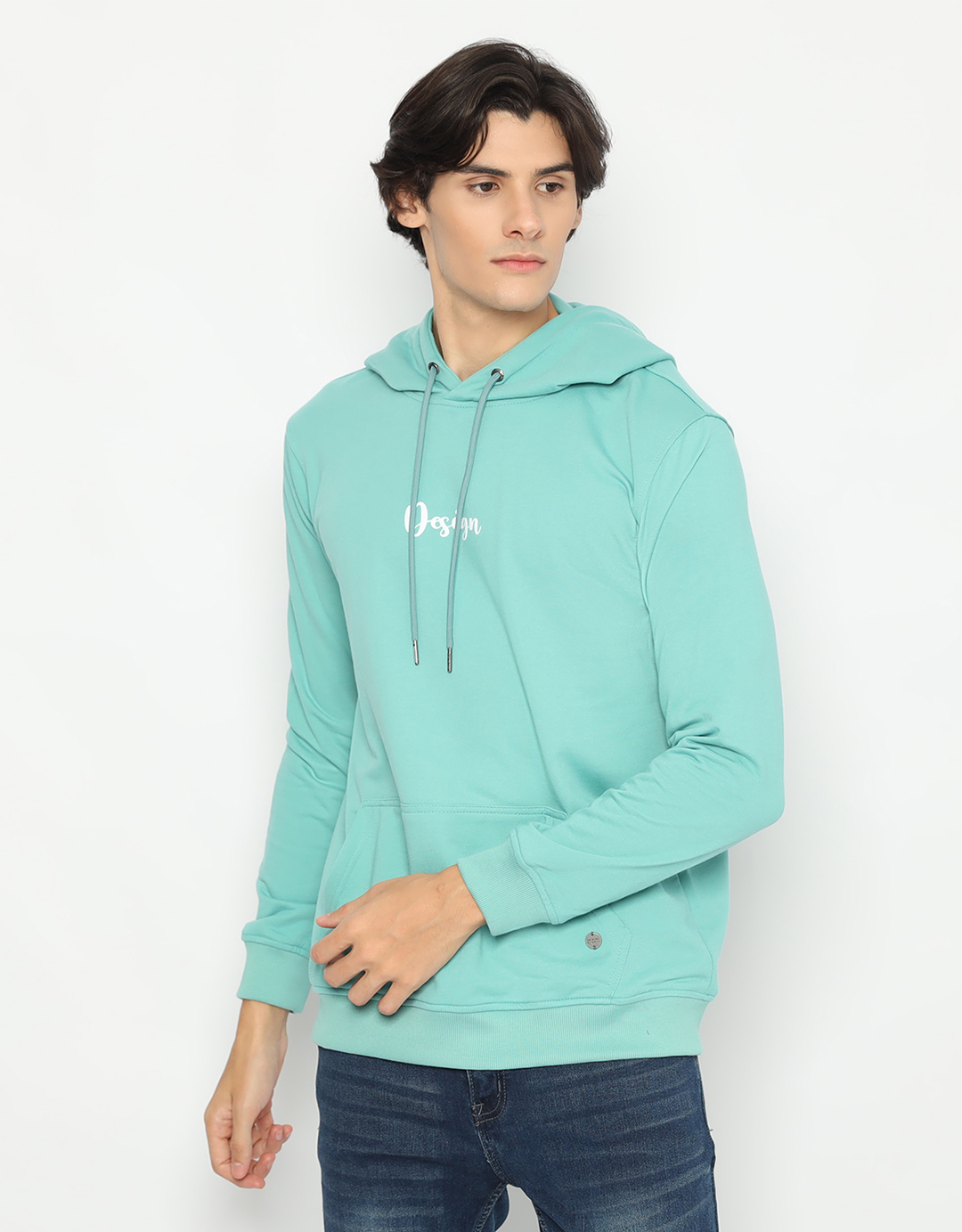 d&f sweatshirt hoodie pria unisex Design - tosca