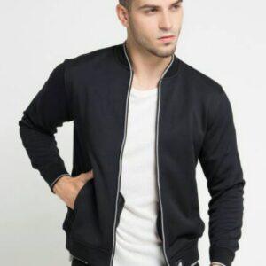 d&f Jaket pria Bomber - Hitam