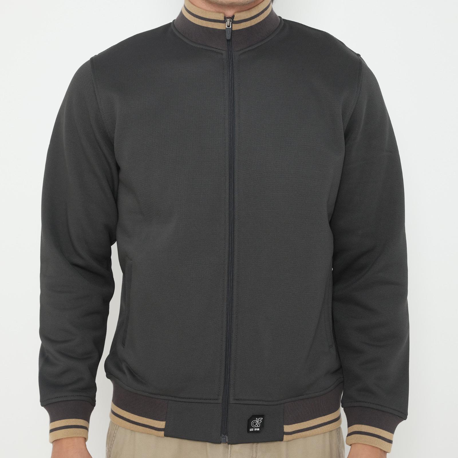 d&f Jaket Bomber Pria – Abu tua - Image 4