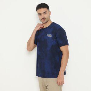 d&f Kaos pria Hustle & Believe - Navy