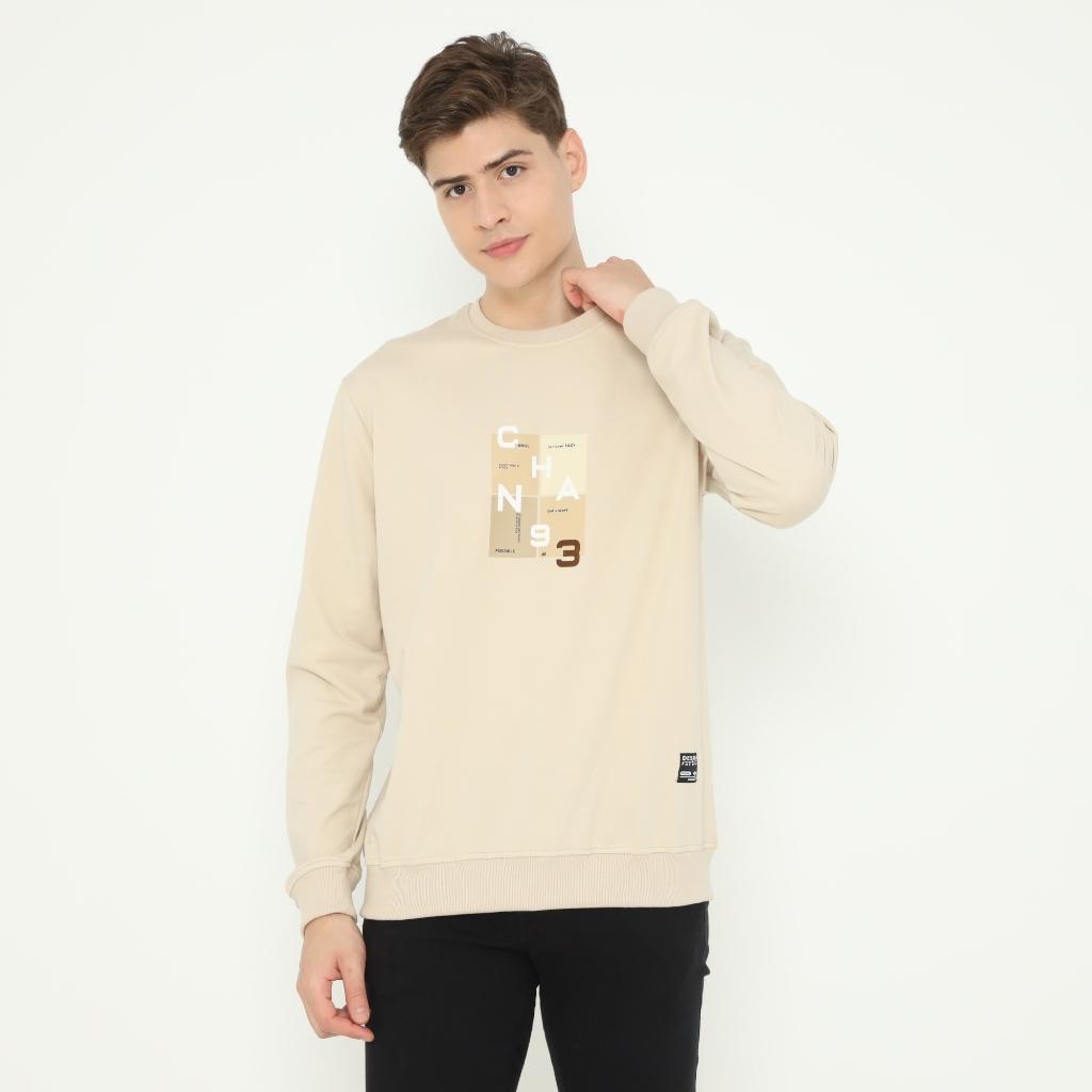 d&f sweatshirt hoodie L/S pria Change - Cream