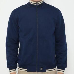 d&f Jaket Biker pria - Navy