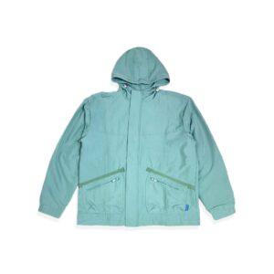 d&f Jaket pria parachute anorak - Olive