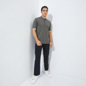 Jack Nicklaus Apache Polo Shirt Pria Regular Fit Dark Grey