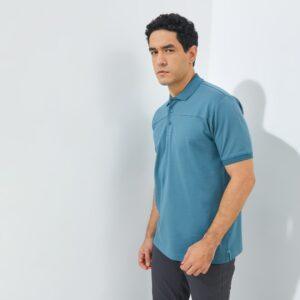 Jack Nicklaus Apache Polo Shirt Pria Regular Fit Turquoise