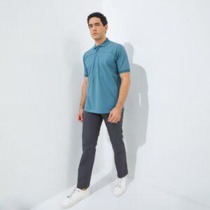 Jack Nicklaus Apache Polo Shirt Pria Regular Fit Turquoise