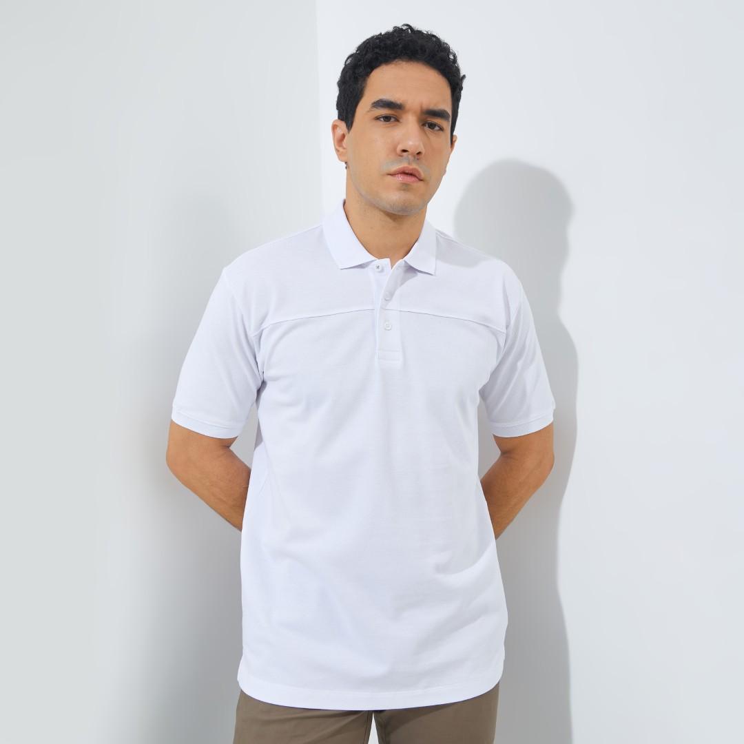 Jack Nicklaus Apache Polo Shirt Pria Regular Fit White