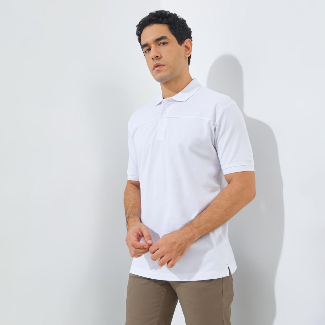 Jack Nicklaus Apache Polo Shirt Pria Regular Fit White - Image 3