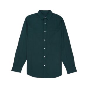 Jack Nicklaus Baron Kemeja Pria Lengan Panjang Slim Fit Green