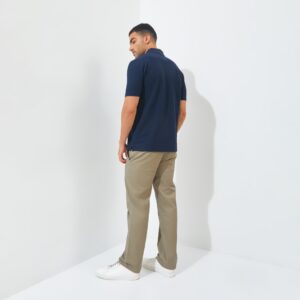 Jack Nicklaus Edgar Polo Shirt Pria Regular Fit Navy