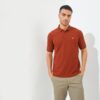 Jack Nicklaus Hubert Polo Shirt Pria Regular Fit Brown Red
