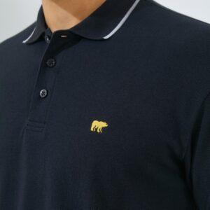 Jack Nicklaus Mandela Polo Shirt Pria Regular Fit Black