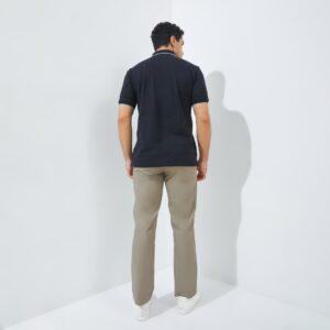 Jack Nicklaus Mandela Polo Shirt Pria Regular Fit Black