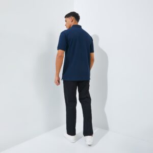 Jack Nicklaus Matrix Polo Shirt Pria Regular Fit Navy