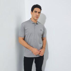 Jack Nicklaus Roc Polo Shirt Pria Regular Fit Vintage Khaki