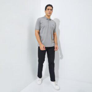 Jack Nicklaus Roc Polo Shirt Pria Regular Fit Vintage Khaki