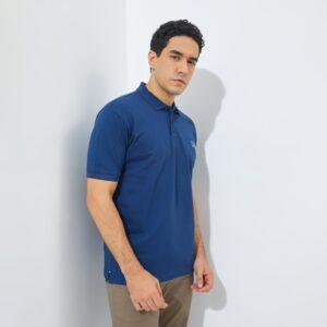 Jack Nicklaus Roc Polo Shirt Pria Regular Fit Medium Blue