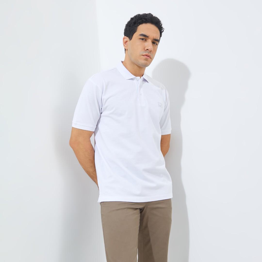 Jack Nicklaus Roc Polo Shirt Pria Regular Fit White - Image 3