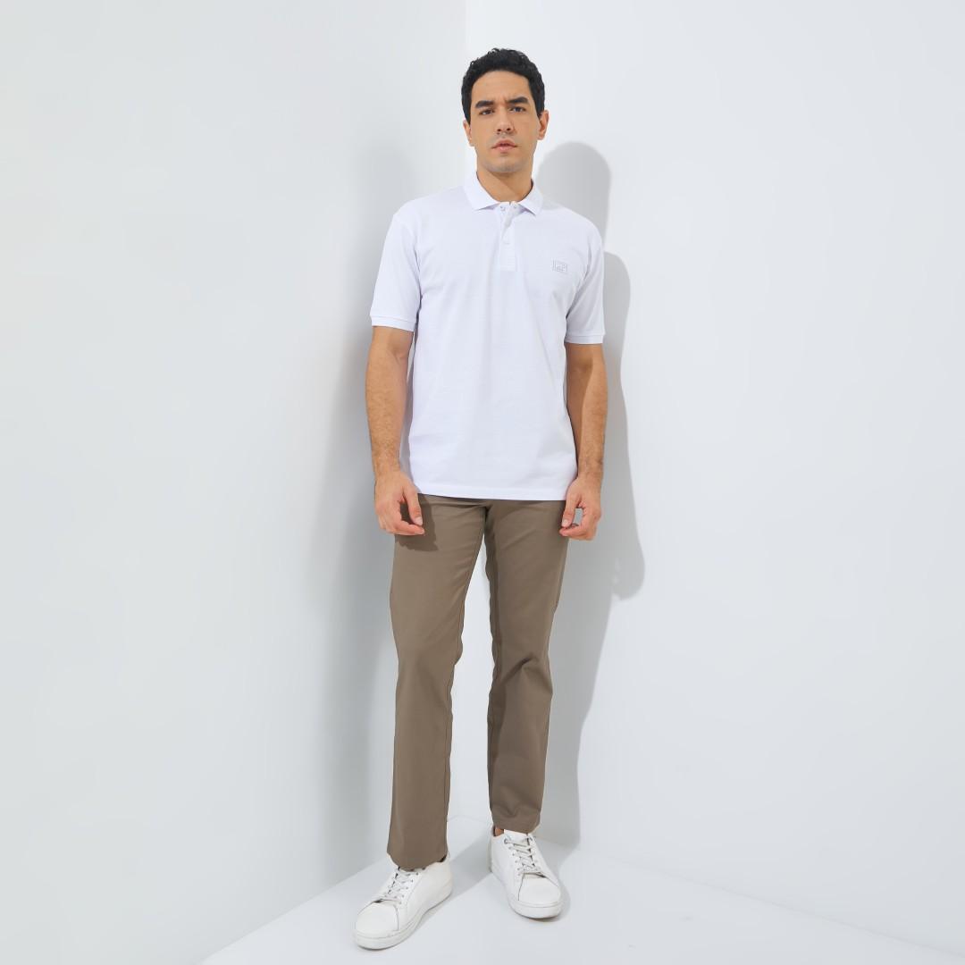 Jack Nicklaus Roc Polo Shirt Pria Regular Fit White - Image 6