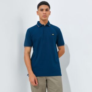 Jack Nicklaus Roderick Polo Shirt Pria Regular Fit Dark Blue