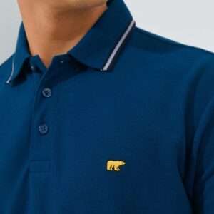 Jack Nicklaus Roderick Polo Shirt Pria Regular Fit Dark Blue