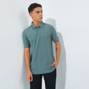 Jack Nicklaus Roderick Polo Shirt Pria Regular Fit Medium Green