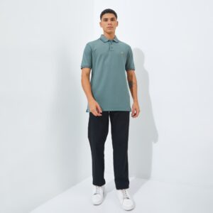 Jack Nicklaus Roderick Polo Shirt Pria Regular Fit Medium Green