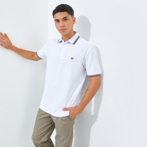 Jack Nicklaus Roderick Polo Shirt Pria Regular Fit Putih