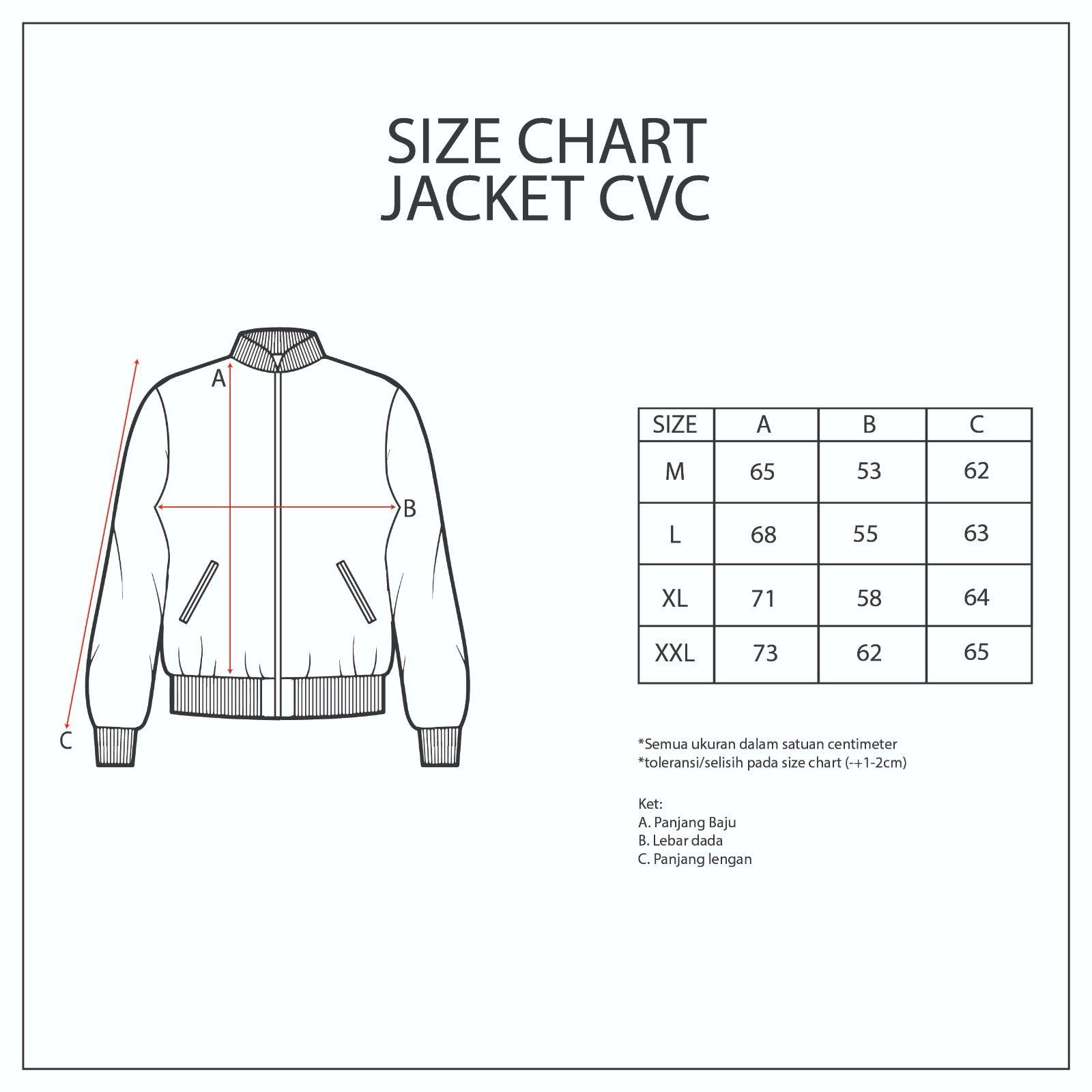 d&f CVC Jaket bomber pria - raglan cream - Image 6