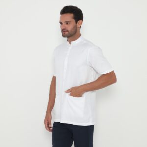 Jobb Ahsan Baju Koko Pria Lengan Pendek Regular Fit Putih