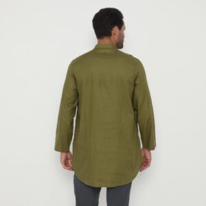 Jobb Aziz Baju Koko Pria Lengan Panjang Regular Fit Hijau